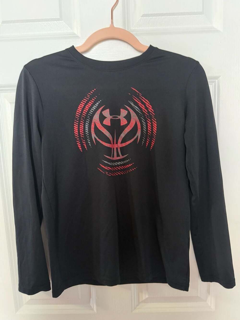 Under Armour HeatGear Basketball Long Sleeve Shirt Youth Large YLG